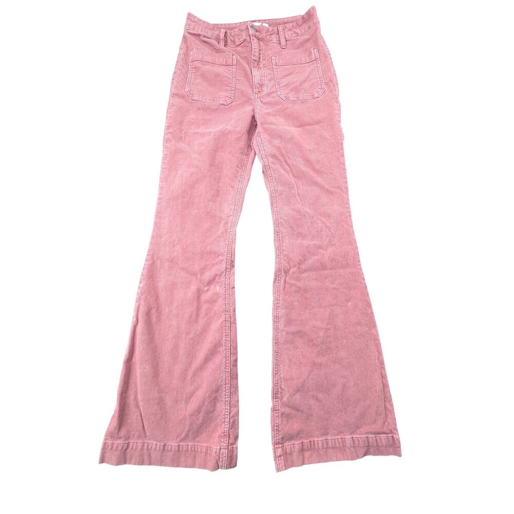 Altar'd State Rose High Rise Corduroy Flare Pants